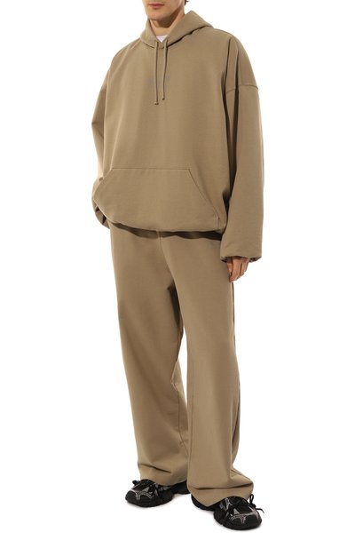 Хлопковое худи VETEMENTS хаки цвета по цене 91950 руб., арт. UA66HD600T, фото 5 Хлопковое худи VETEMENTS, арт. UA66HD600T, фото 5