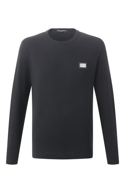 Мужская хлопковый лонгслив DOLCE & GABBANA, арт. G8PV0T/G7F2I