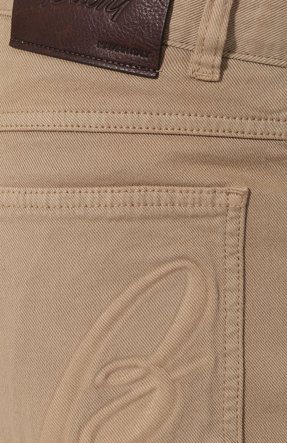 Джинсы stelvio BRIONI бежевого цвета по цене 77400 руб., арт. SPNJ0M/08T01/STELVI0, фото 5 Джинсы stelvio BRIONI, арт. SPNJ0M/08T01/STELVI0, фото 5