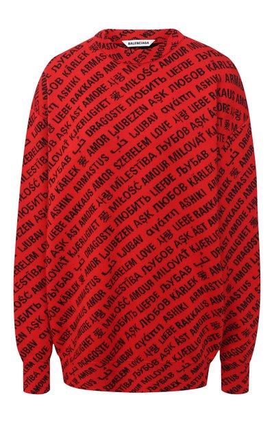 Свитер из шерсти и хлопка BALENCIAGA, арт. 648321/T1596, фото 1