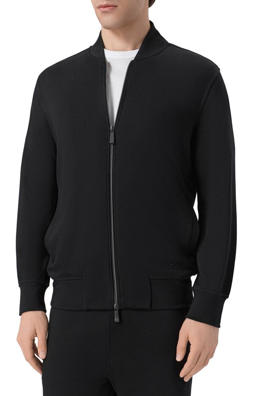 Толстовка из вискозы Kiton UMM0748 Чёрный  UMM0748 Фото 3