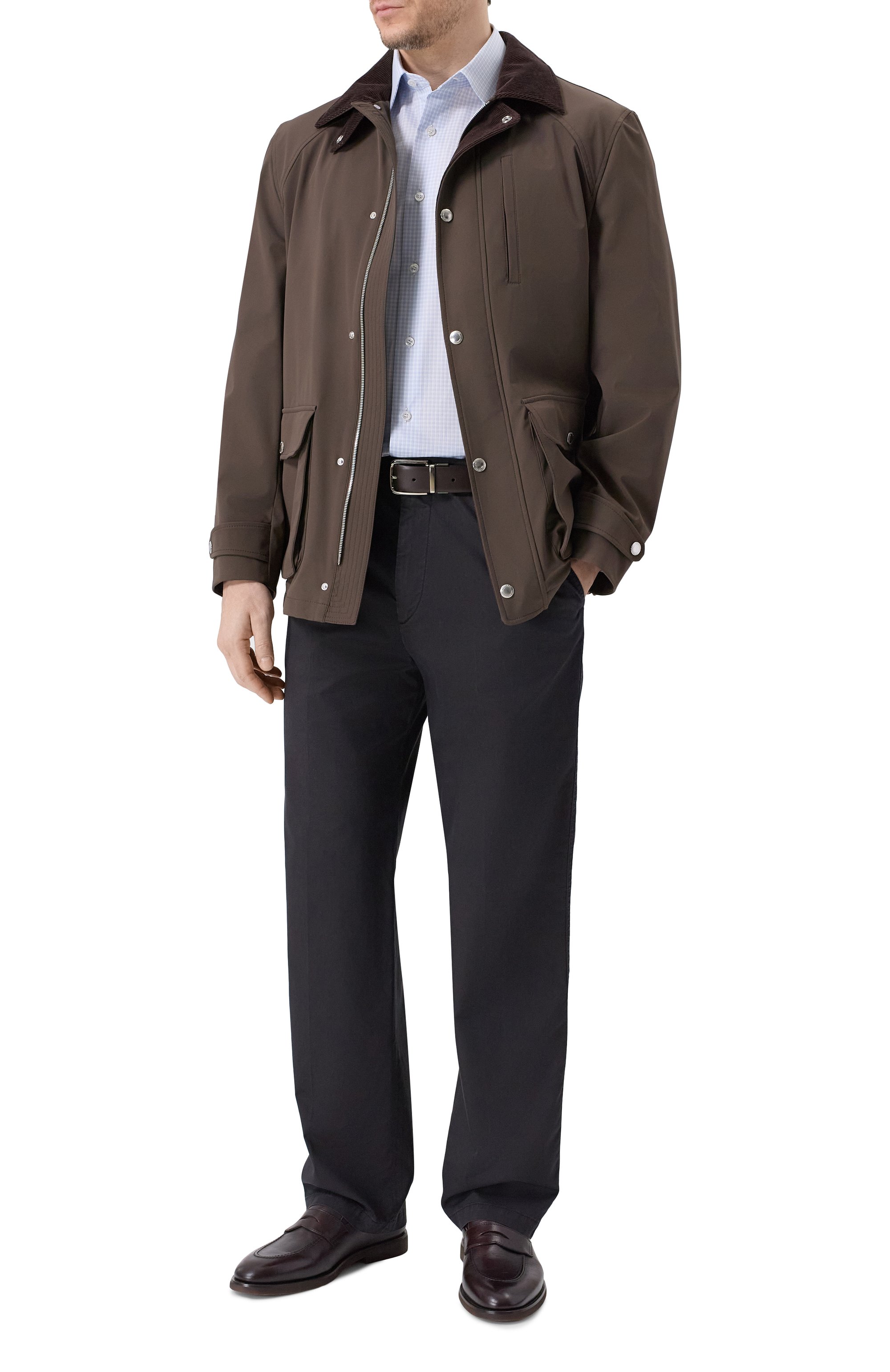 Хлопковая сорочка BRIONI, арт. RCB40L/0C04B, фото 2