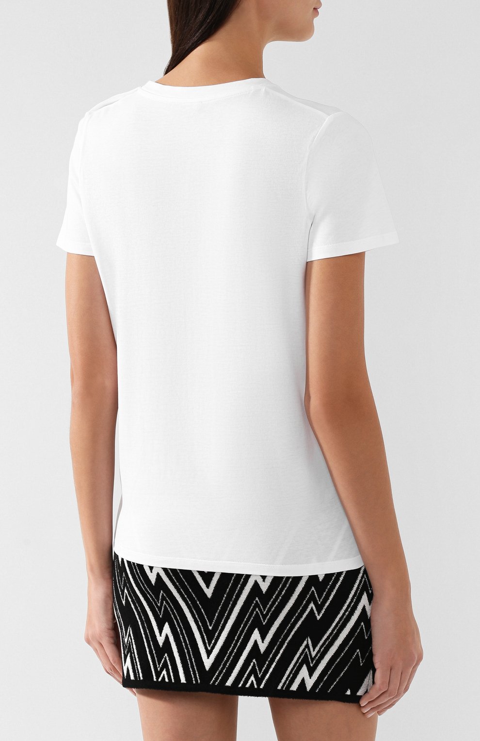 Хлопковая футболка с логотипом бренда BALMAIN, арт. PF01000/I015, фото 4
