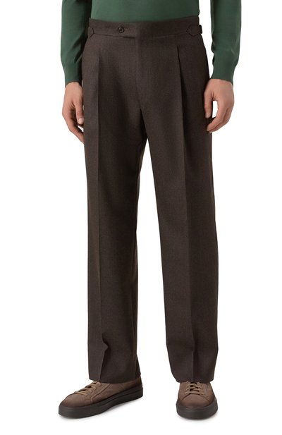 Шерстяные брюки CORNELIANI, арт. 264L26-2618111, фото 3