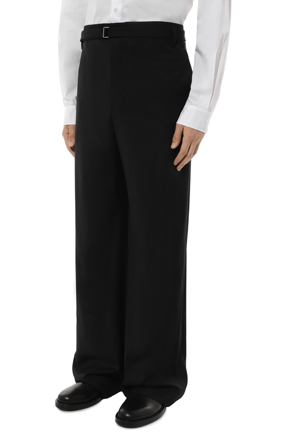 Шерстяные брюки ANN DEMEULEMEESTER, арт. 2402-M-TR01-FA515-099, фото 3