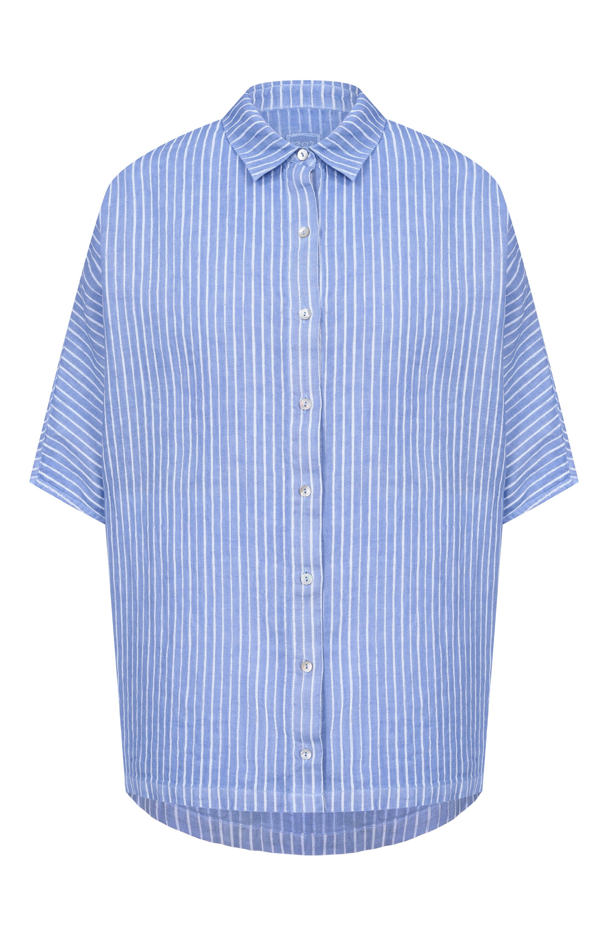 Льняная рубашка 120% LINO, арт. 33ALIW1PLA/000G470_001, фото 1