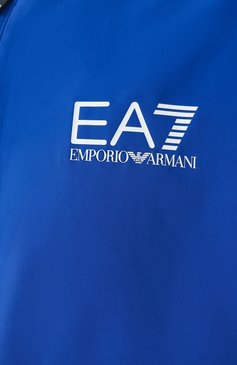Мужской спортивный костюм EA7 синего цвета, арт. 8NPV08/PN4HZ | Фото 7 (Рукава: Длинные; Драгоценные камни: Проставлено; Материал сплава: Проставлено; Кросс-КТ: Спорт; Материал внешний: Синтетический материал)