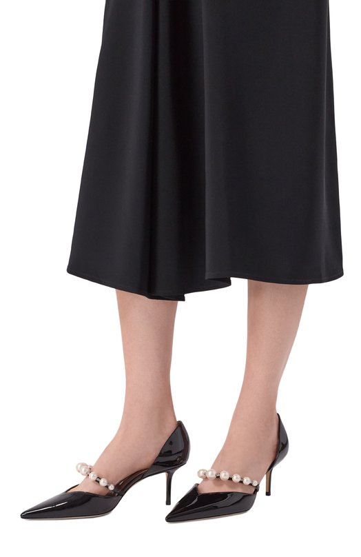 Кожаные туфли Aurelie 65 Jimmy Choo AURELIE 65/XKM Чёрный  AURELIE 65/XKM Фото 2