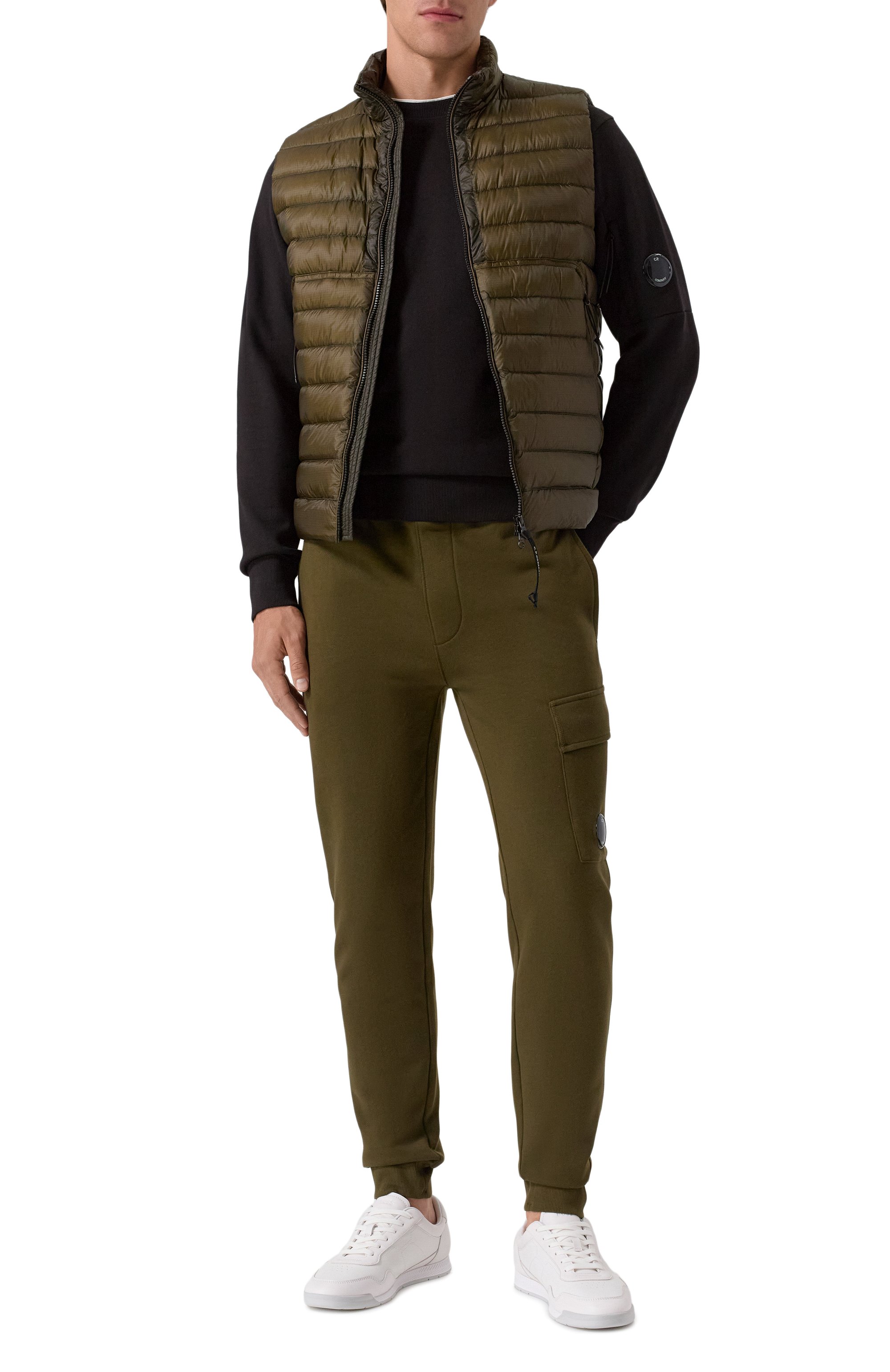 Пуховый жилет C.P. COMPANY, арт. RCCMVE703A110416A, фото 2