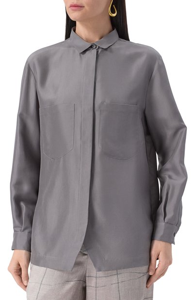 Шелковая блузка GIORGIO ARMANI, арт. GW000775/TE14164, фото 3