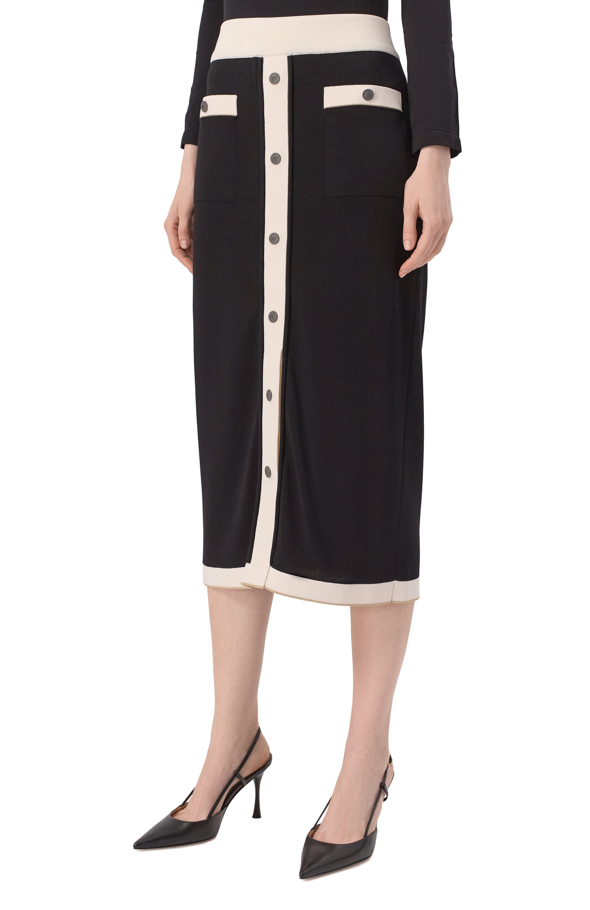 Юбка из шелка и вискозы FREEAGE, арт. S25.SK074.6079.900, фото 3