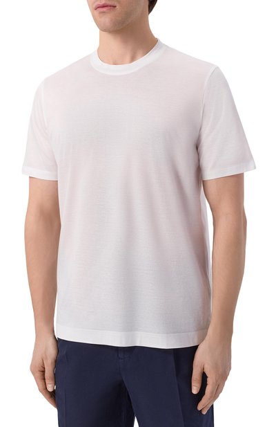 Хлопковая футболка CAPOBIANCO, арт. 20M660.MK00._001, фото 3