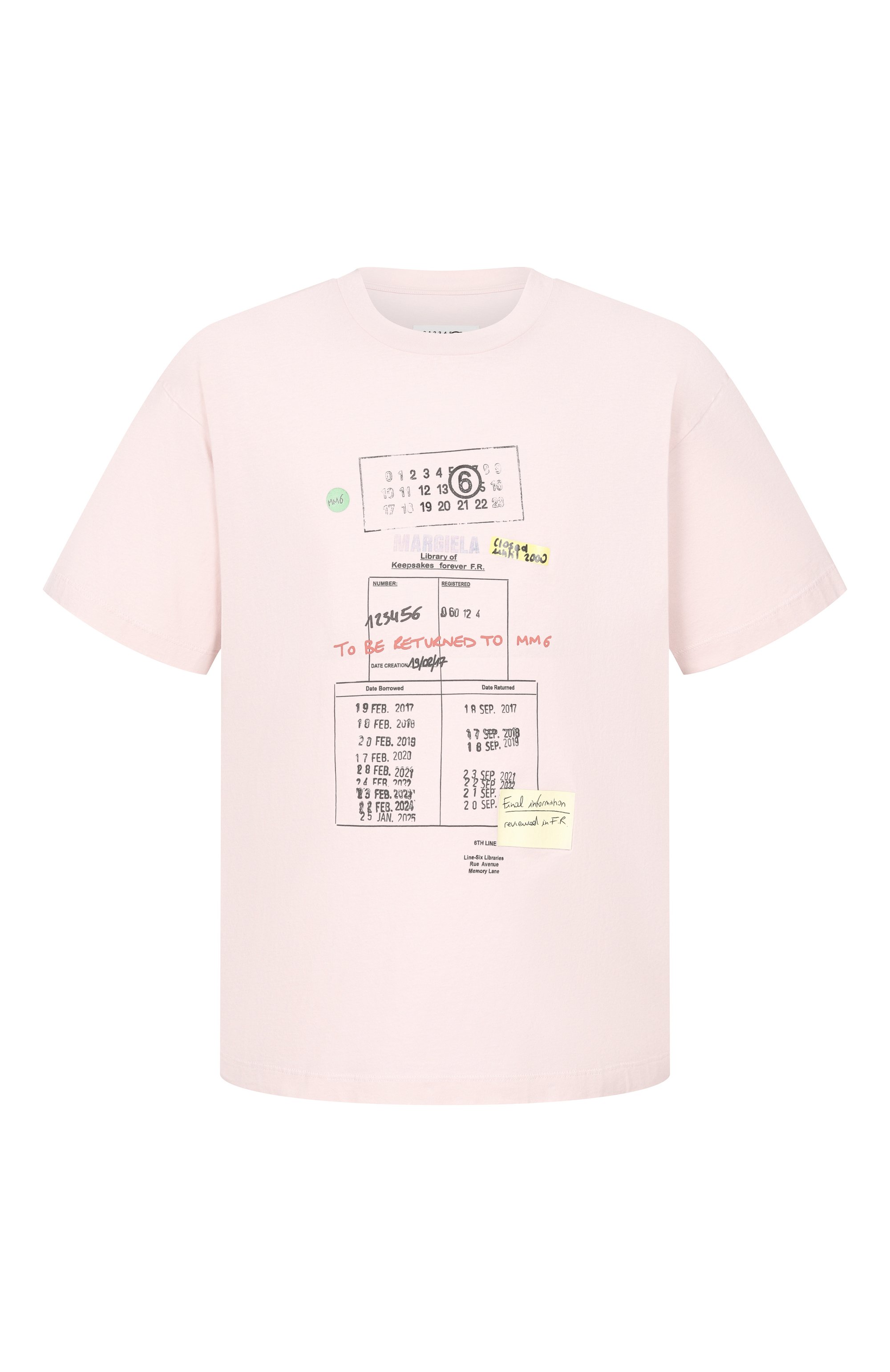 Хлопковая футболка MM6, арт. SH0GC0070/M20170_001, фото 1