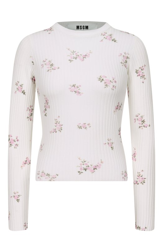 Пуловер из вискозы MSGM 4041MDM209/267290 Белый 4041MDM209/267290