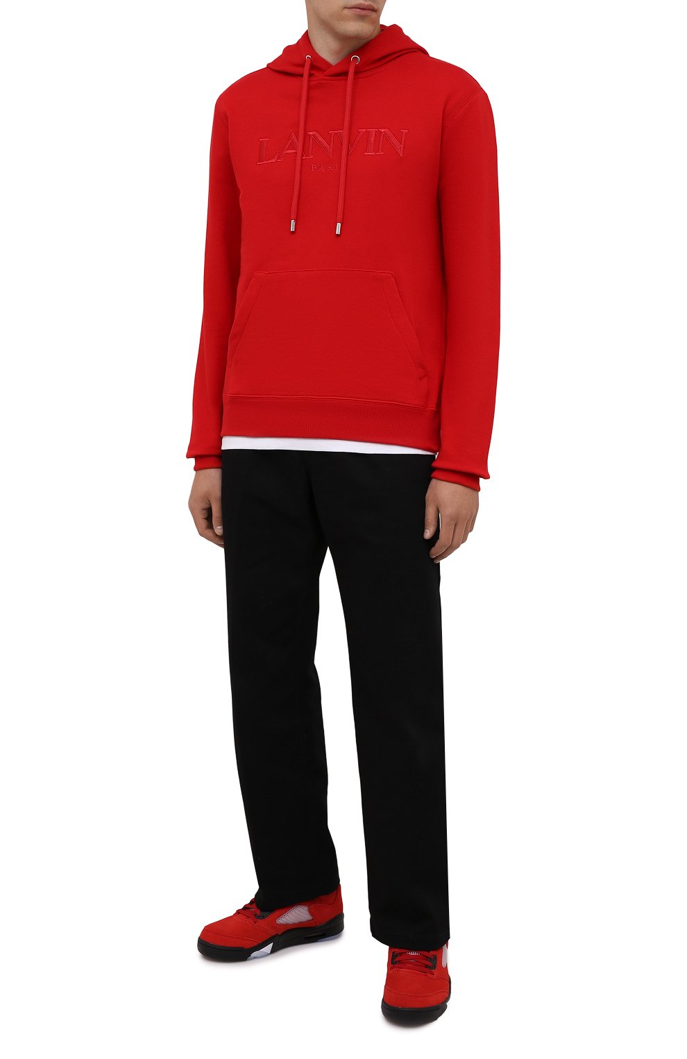 Кеды air jordan 5 retro raging bull red NIKELAB, арт. DD0587-600, фото 2