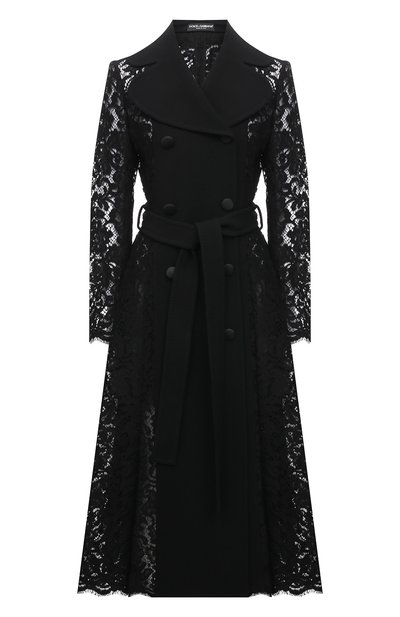 Пальто из хлопка и шерсти DOLCE &amp; GABBANA, арт. F0AD2T/HLMTB, фото 1