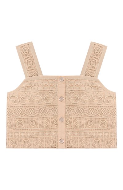 Хлопковый топ ELIE SAAB JUNIOR, арт. EFTP024/TS1124, фото 2