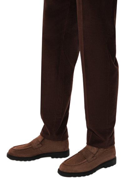 Замшевые ботинки W.GIBBS коричневого цвета по цене 39150 руб., арт. 1078026/CAM0SCI0 QUEEN W00LEN, фото 3 Замшевые ботинки W.GIBBS, арт. 1078026/CAM0SCI0 QUEEN W00LEN, фото 3