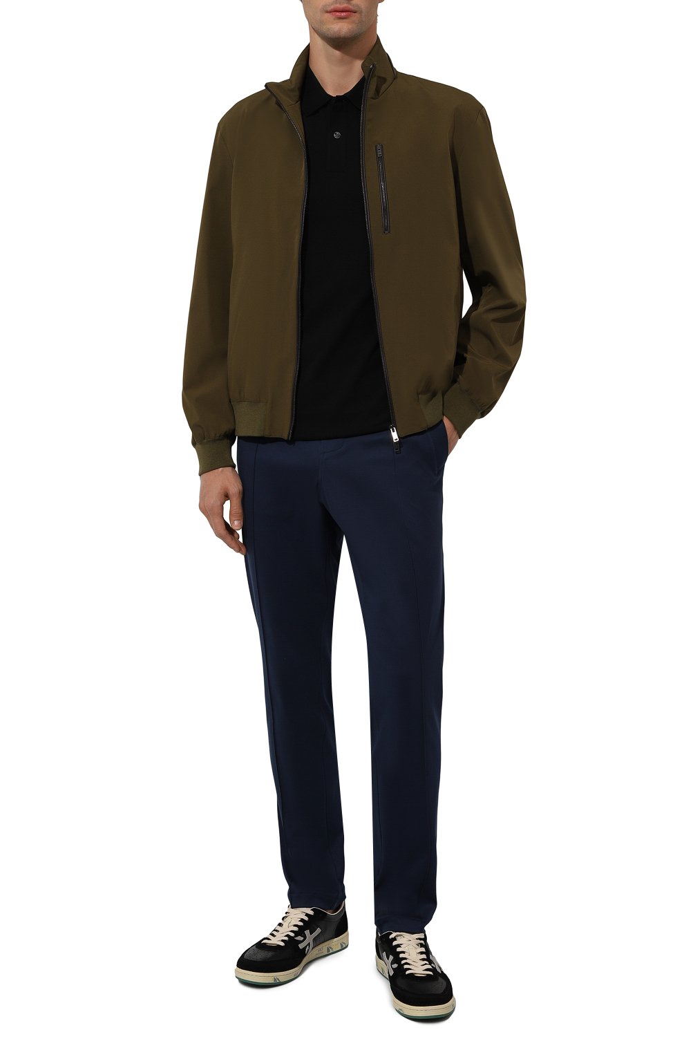 Хлопковое поло BOSS, арт. 50468362, фото 2