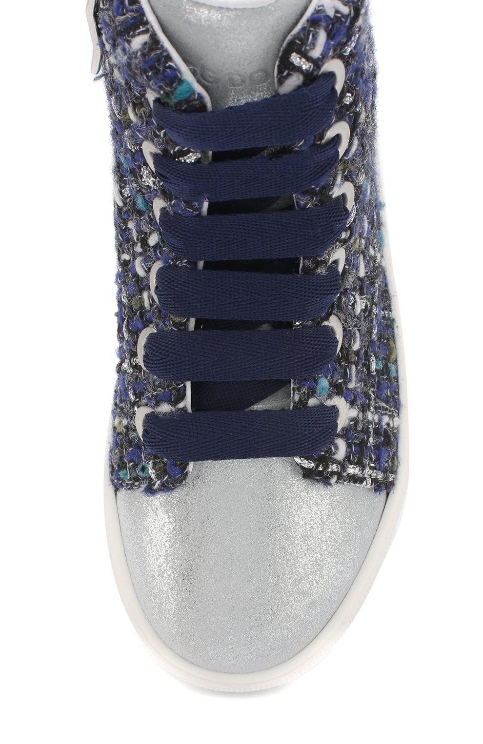 Высокие текстильные кеды с кожаной отделкой JOG DOG, арт. BUT12R/SP0TLAMINATECARMEN/26-30, фото 4