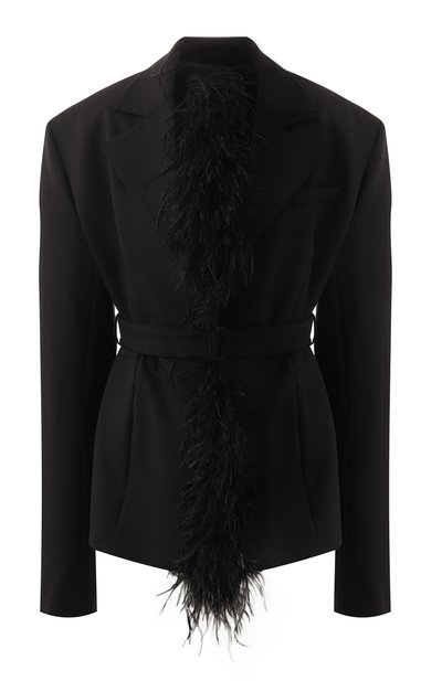 Жакет с отделкой перьями DAVID KOMA, арт. PF24DK28J, фото 1