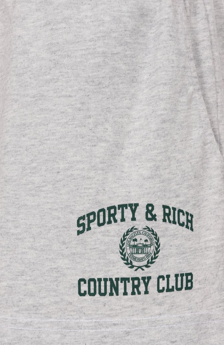 Хлопковые шорты SPORTY AND RICH, арт. SH037606218GY03, фото 6