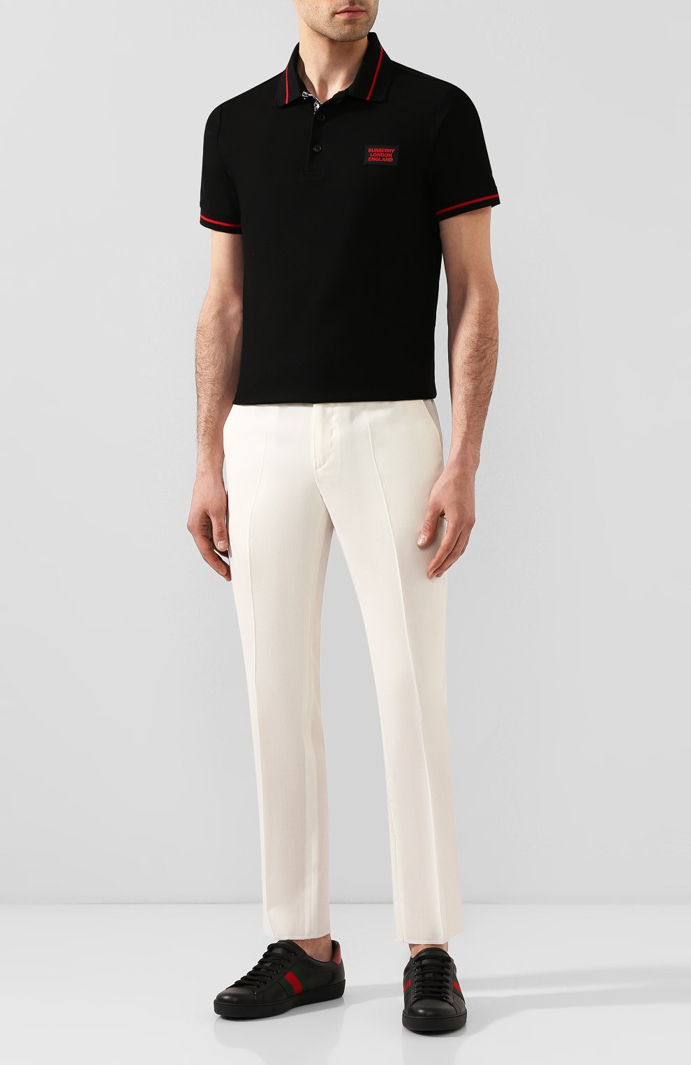 Кожаные кеды ace GUCCI, арт. 386750/A38D0, фото 2