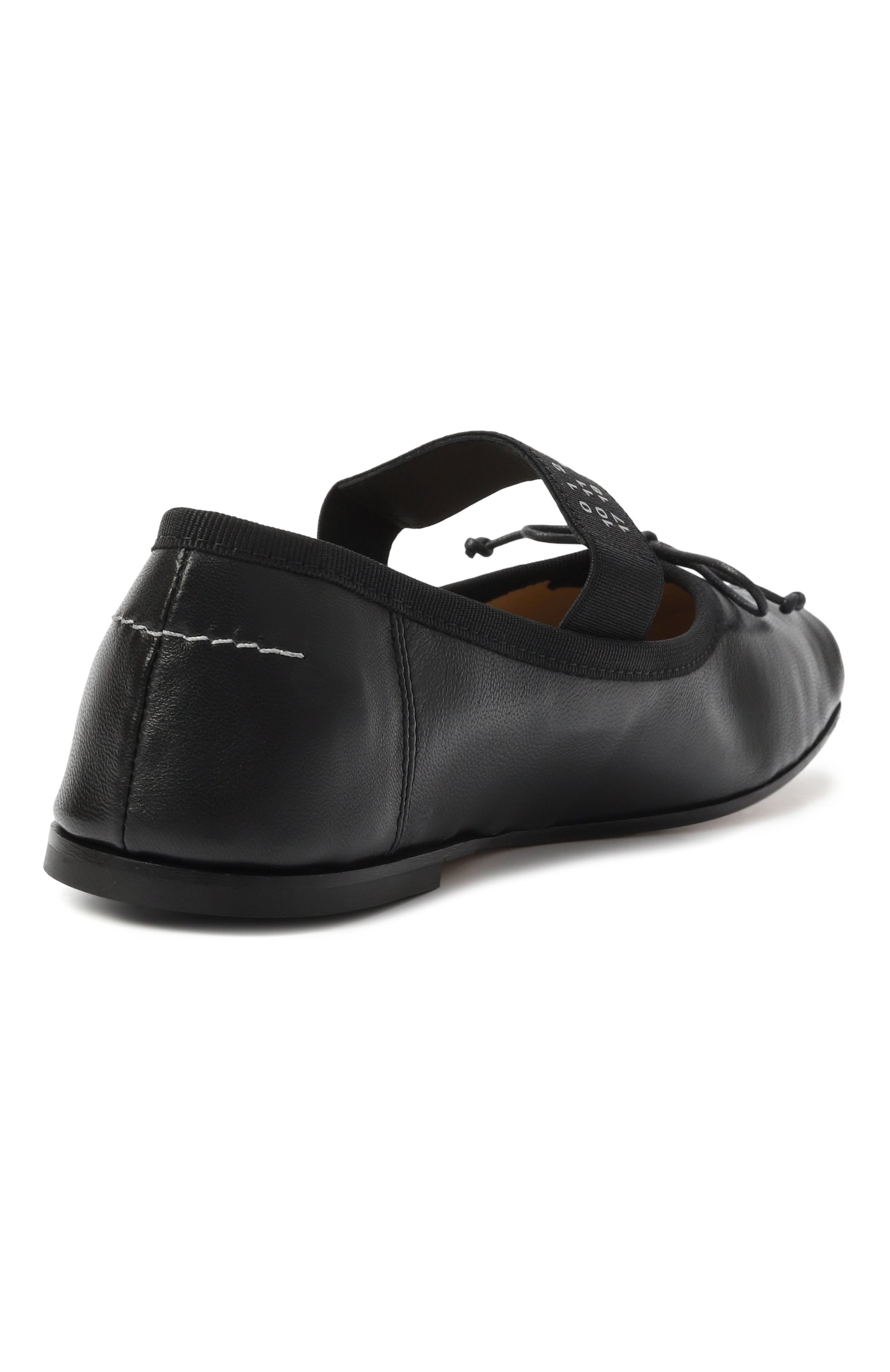 Кожаные балетки MM6, арт. 80971/VAR2/36-40, фото 3