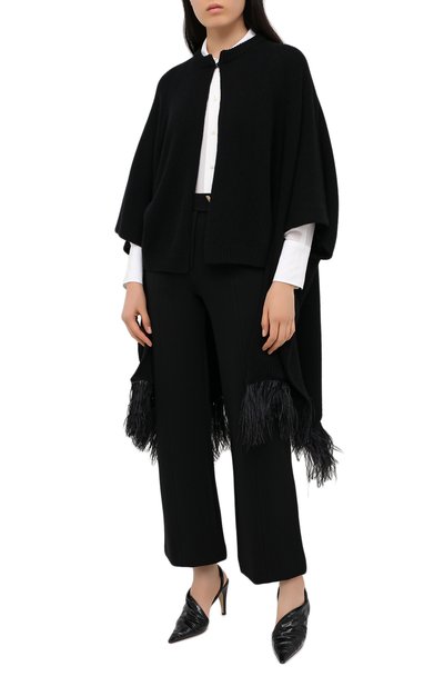 Накидка из шерсти и кашемира VALENTINO, арт. UB3KSA065QK, фото 4