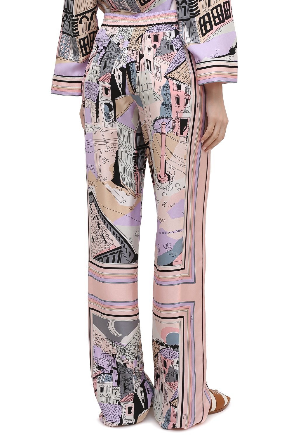 Шелковые брюки EMILIO PUCCI, арт. 1ERT40/1E721, фото 4