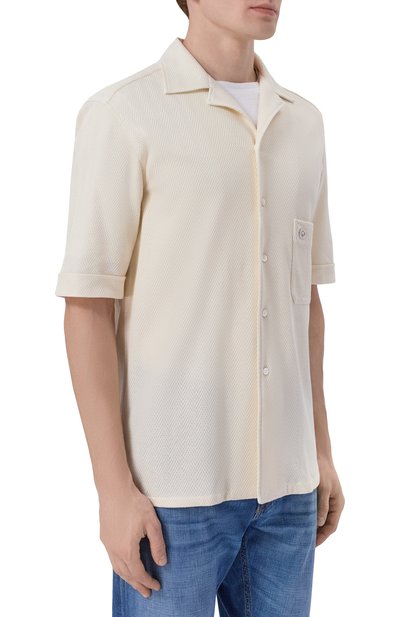 Рубашка из шелка и хлопка STEFANO RICCI, арт. CJ008195/DJ0002, фото 3