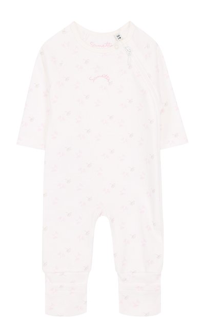 Хлопковый комбинезон с принтом SANETTA, арт. 906446, фото 1
