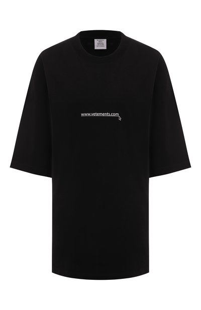 Хлопковая футболка VETEMENTS, арт. UA65TR290B