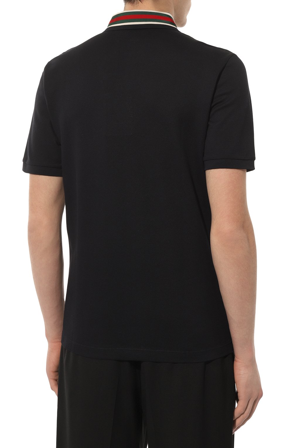 Хлопковое поло GUCCI, арт. 545714 XJAGU, фото 4