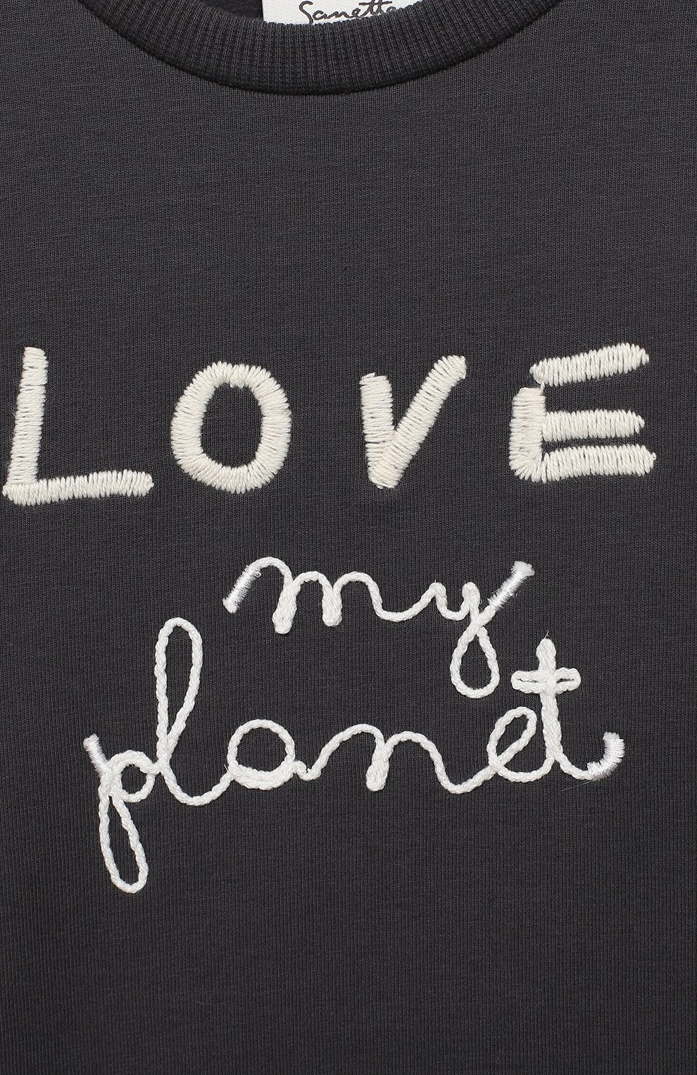 Хлопковый свитшот SANETTA, арт. 10096, фото 3