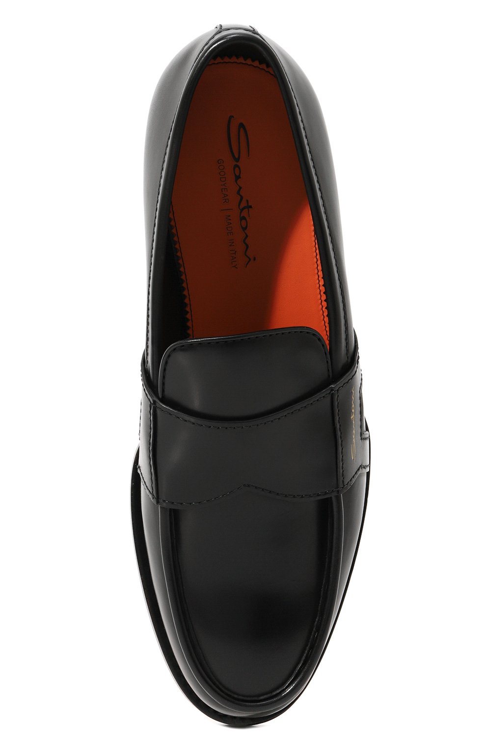 Кожаные лоферы quentin SANTONI, арт. MCQU18521PB1HVVD, фото 6