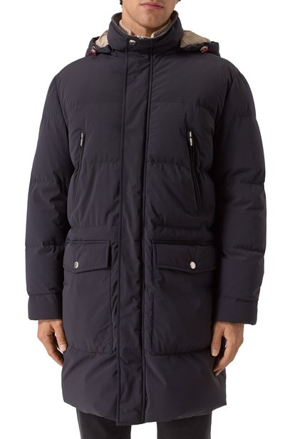 Пуховик BRUNELLO CUCINELLI темно-синего цвета по цене 779500 руб., арт. MM4911827, фото 3 Пуховик BRUNELLO CUCINELLI, арт. MM4911827, фото 3