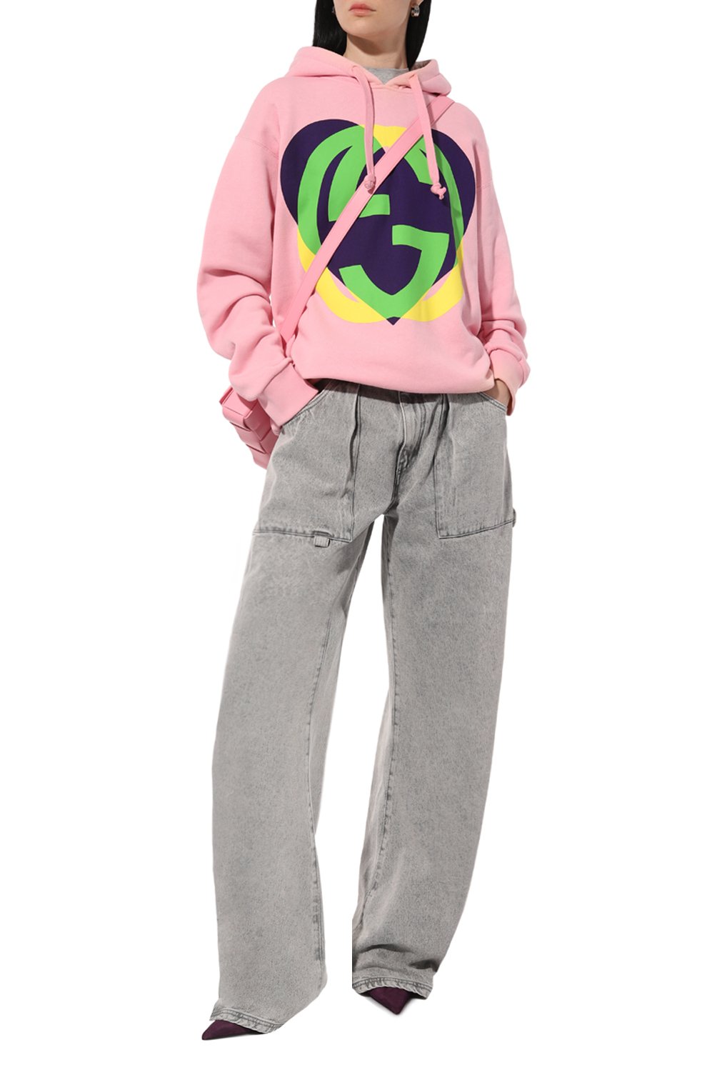 Хлопковое худи GUCCI, арт. 615061/XJD6Z, фото 2