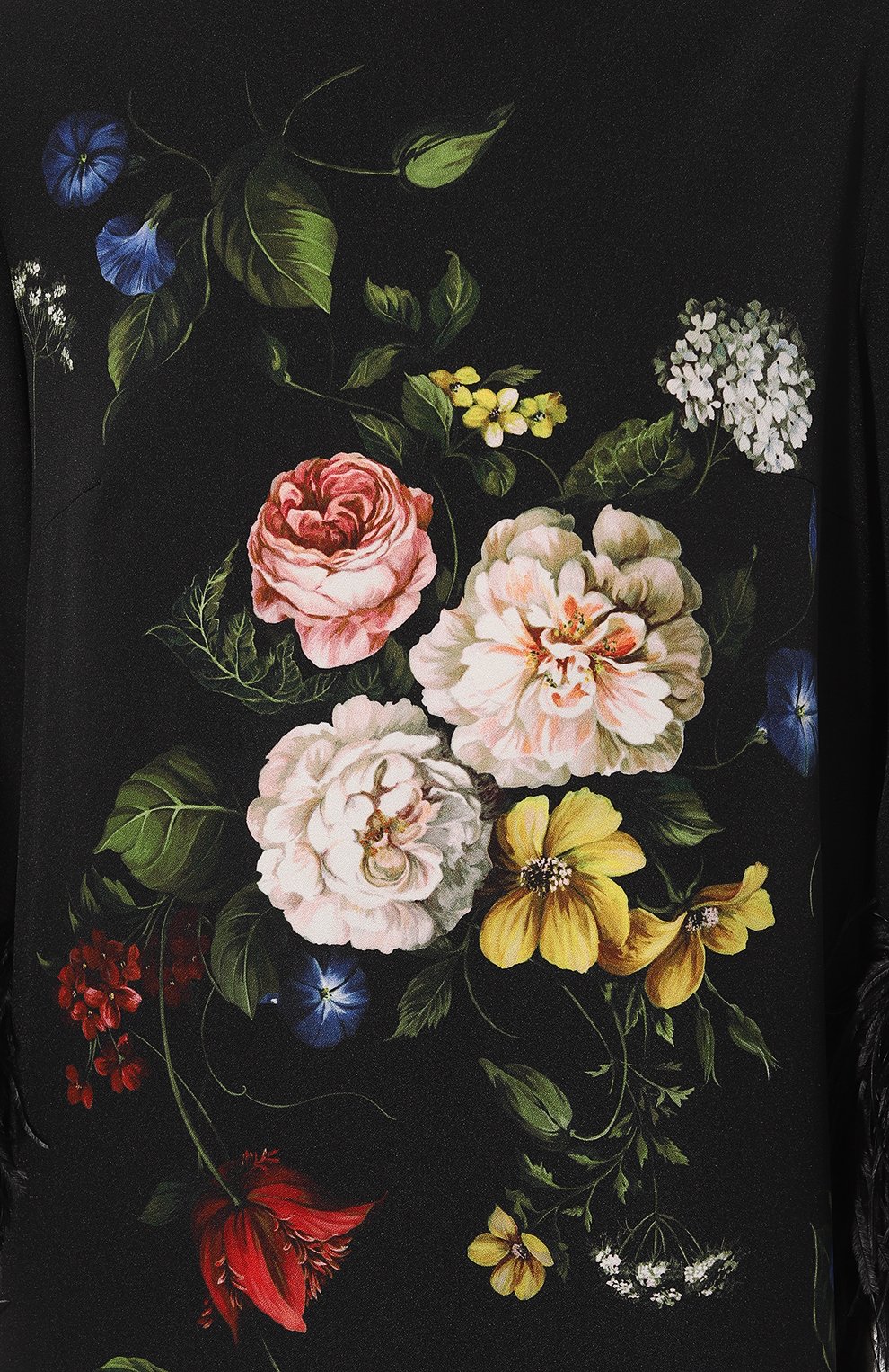 Платье с отделкой перьями страуса ELIE SAAB, арт. 15690, фото 5