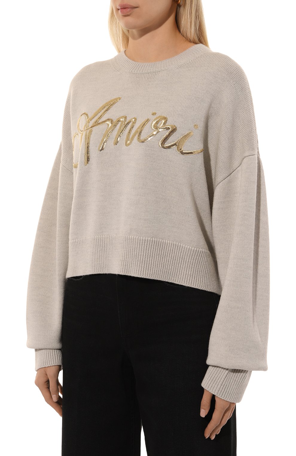 Шерстяной свитер AMIRI, арт. AWKNCW1011, фото 3
