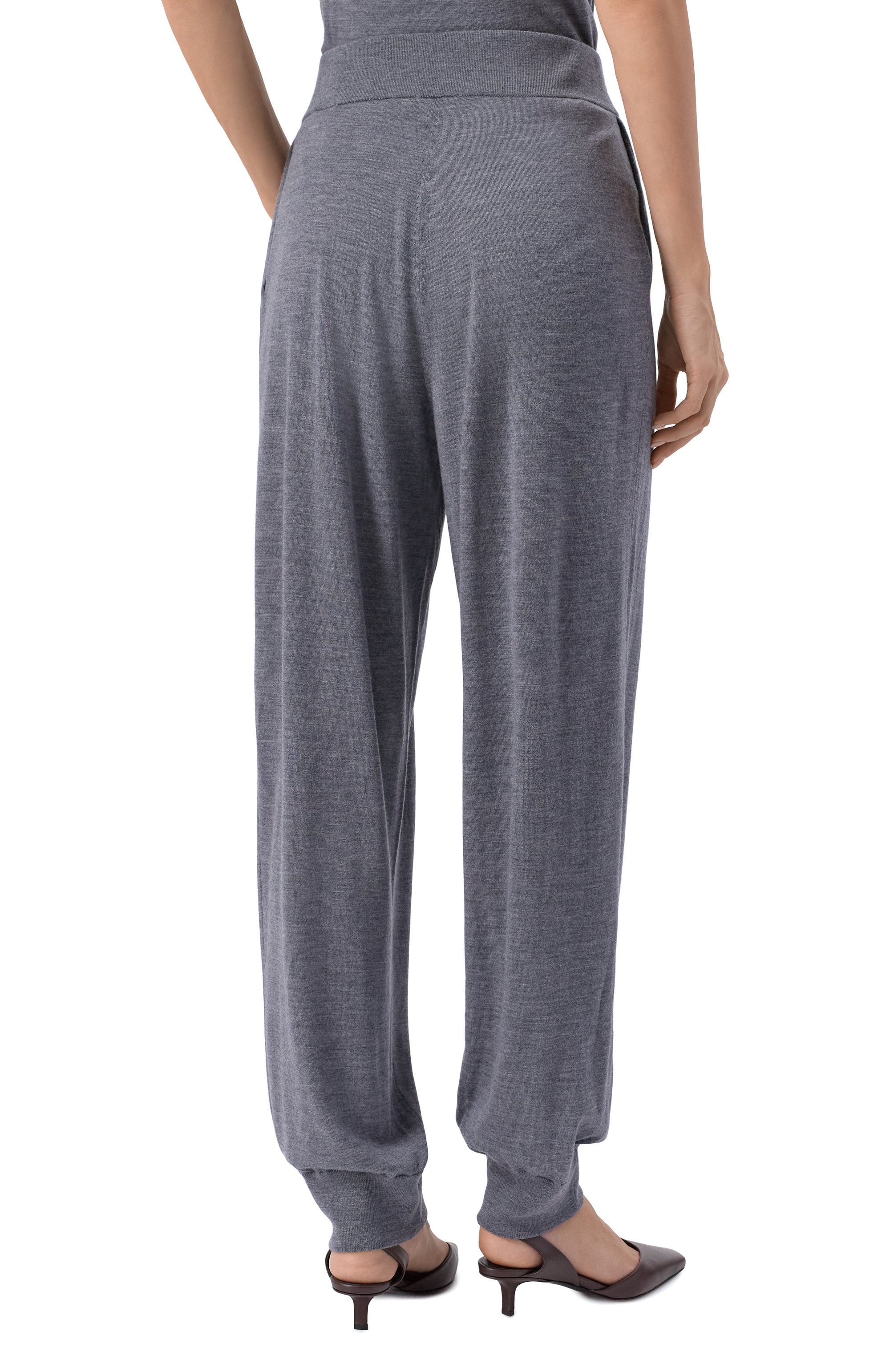 Джоггеры из шерсти и кашемира 12 STOREEZ, арт. 136597, фото 4