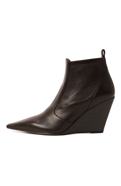 Кожаные ботильоны BRUNELLO CUCINELLI, арт. MZNAC2756P, фото 4