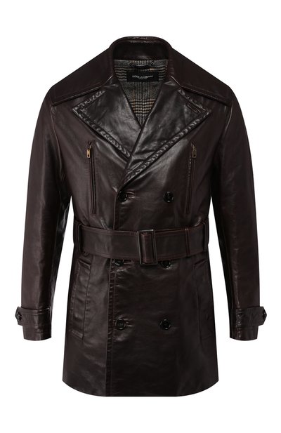 Кожаный тренч DOLCE & GABBANA, арт. G014BL/FUL3Y, фото 1