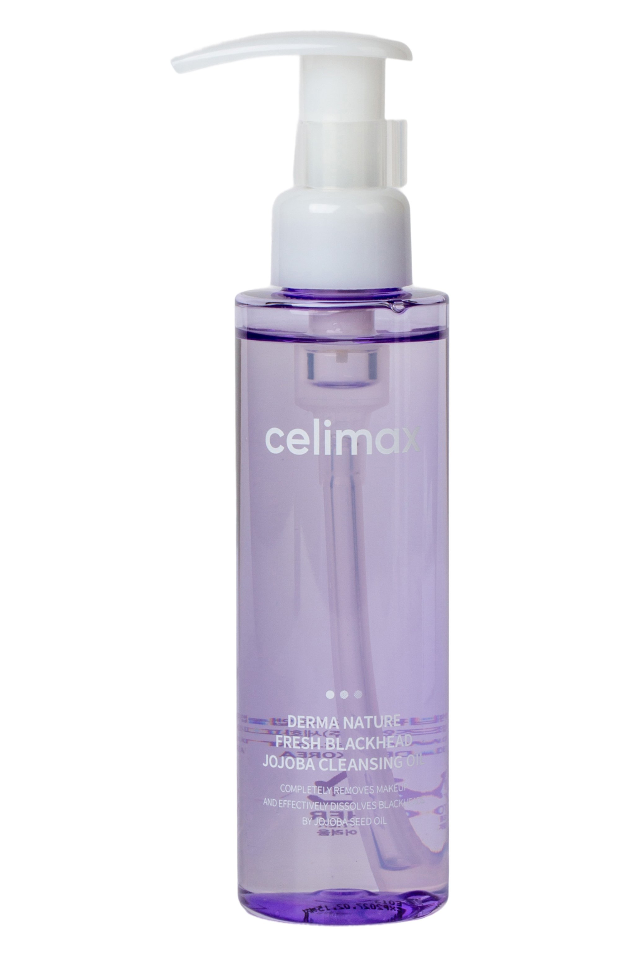 Гидрофильное масло derma nature fresh blackhead jojoba cleansing oil (150ml) CELIMAX бесцветного цвета по цене 2850 руб., арт. 8806050298525, фото 1 Гидрофильное масло derma nature fresh blackhead jojoba cleansing oil (150ml) CELIMAX, арт. 8806050298525, фото 1