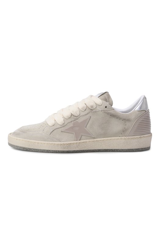 Замшевые кеды Ball Star Golden Goose Deluxe Brand GWF00913.F008069 Серый  GWF00913.F008069 Фото 4