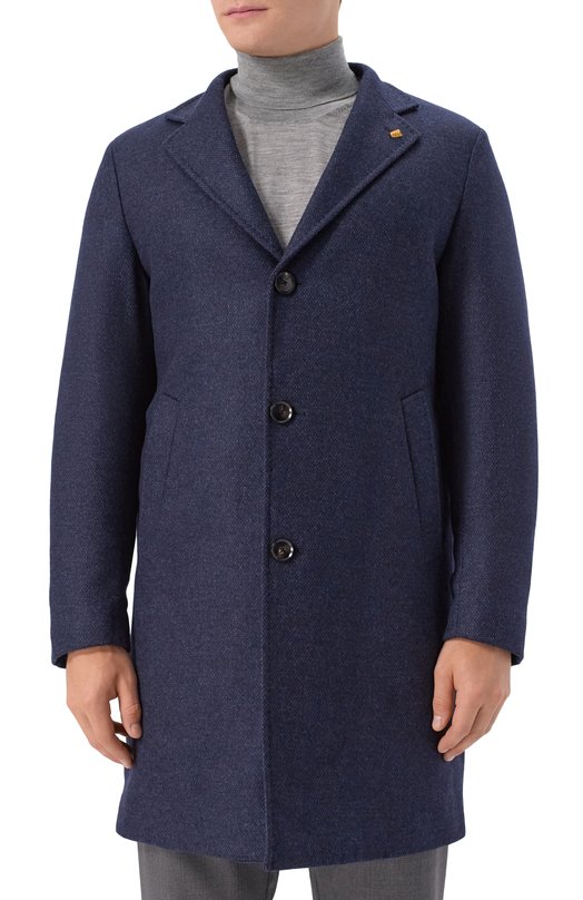 Шерстяное пальто Sartoria Latorre CTS056/UI0782 Синий  CTS056/UI0782 Фото 3