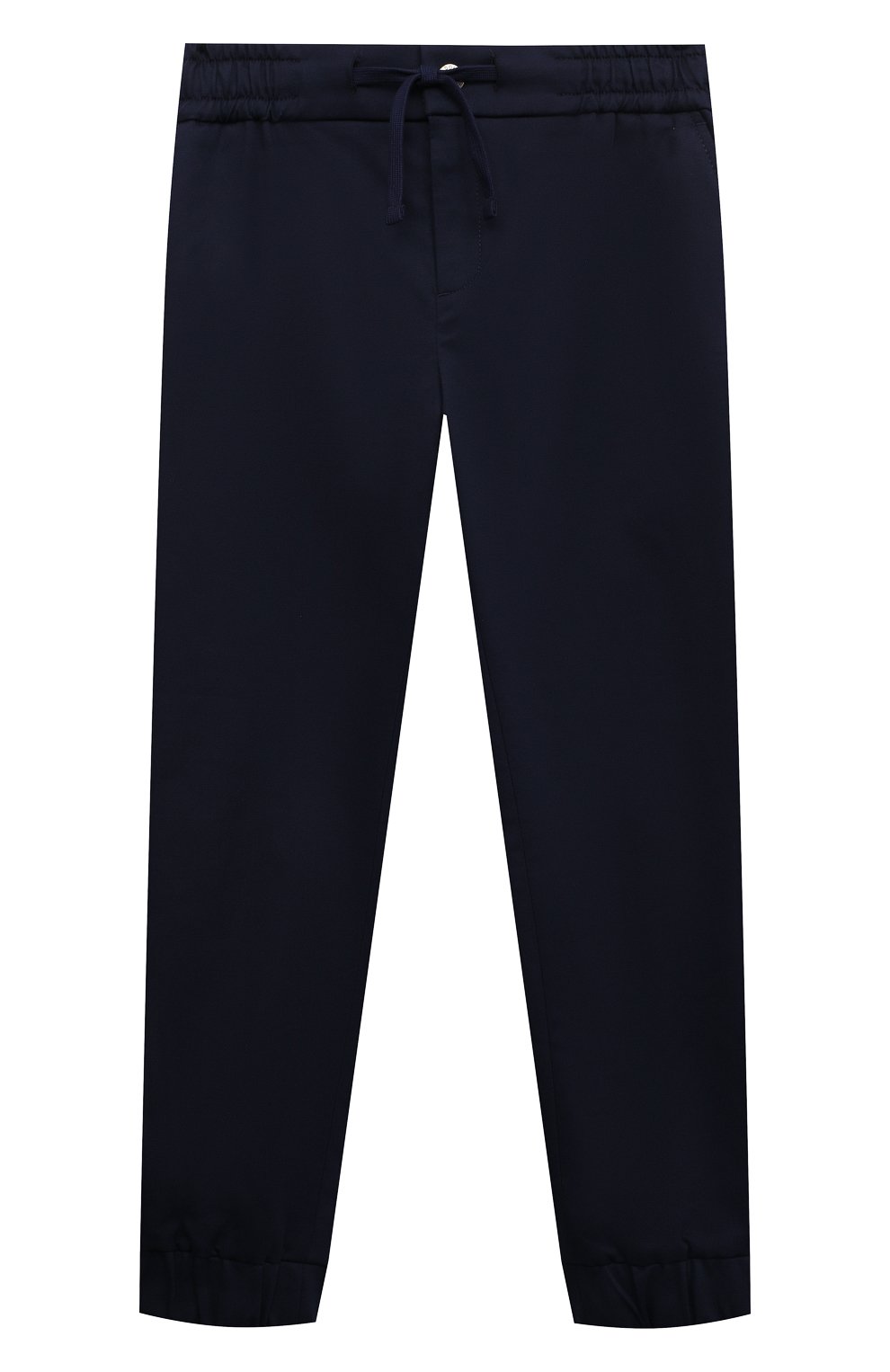 Хлопковые джоггеры DOLCE & GABBANA синего цвета по цене 33050 руб., арт. L44P22/G7J0X/2-6, фото 1 Хлопковые джоггеры DOLCE & GABBANA, арт. L44P22/G7J0X/2-6, фото 1