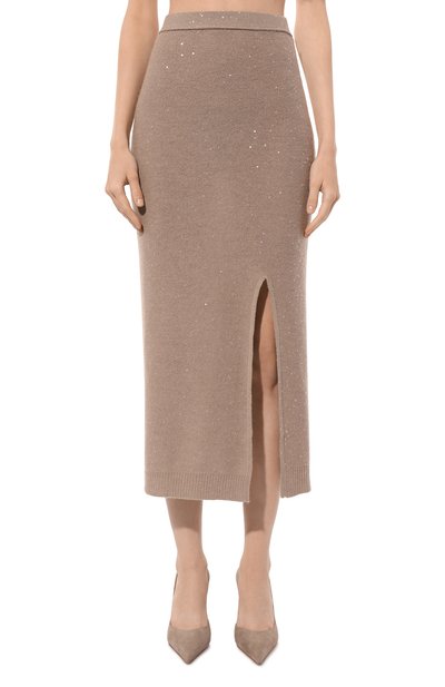 Юбка с отделкой пайетками LORENA ANTONIAZZI, арт. I24129SM02H/2989, фото 3