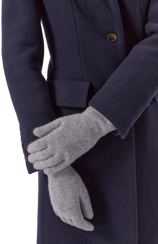 Перчатки Lukia из кашемира и шерсти Canoe 6401770 Серый  6401770 Фото 2