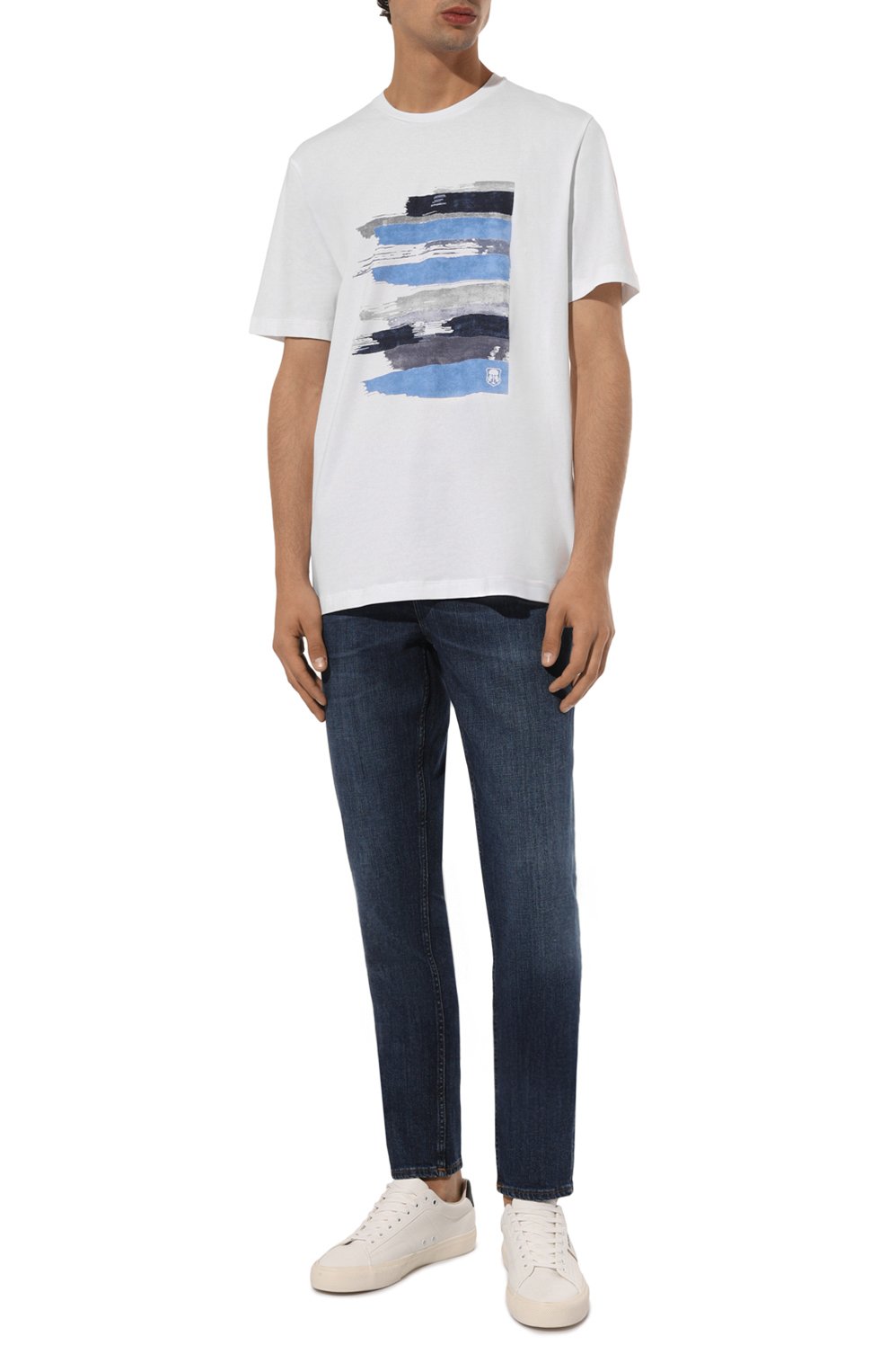 Хлопковая футболка CORNELIANI, арт. 93G588-9325036, фото 2